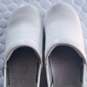 White Danskos Clogs Size 37